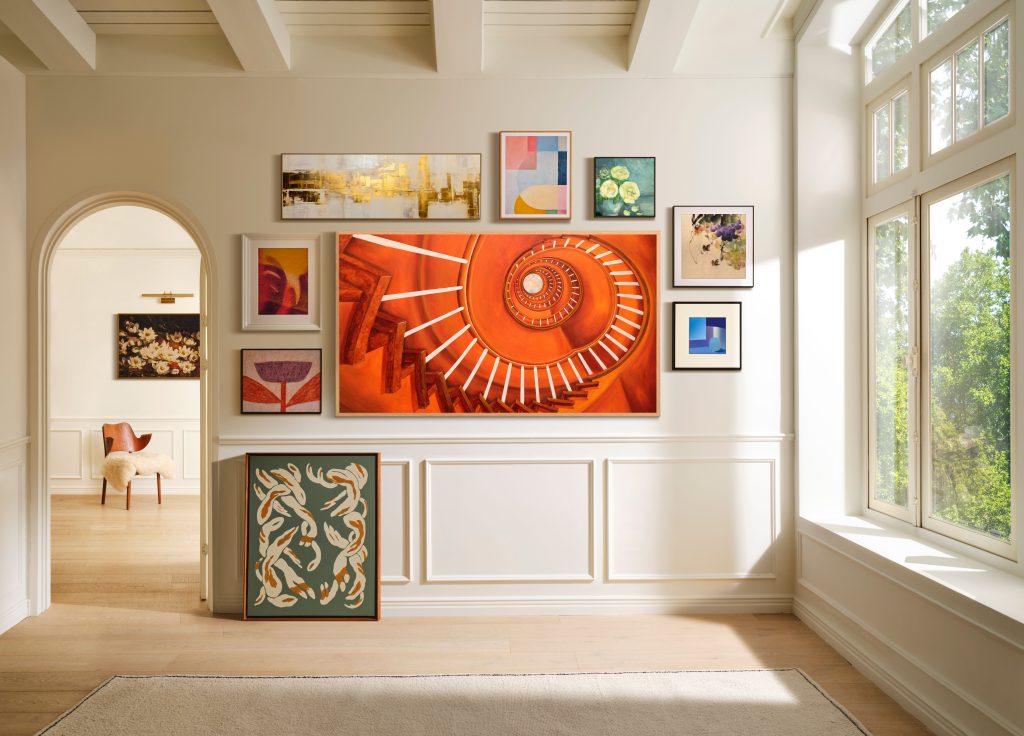 The Frame ofrece el placer del Modo Arte y la conveniencia de SmartThings
