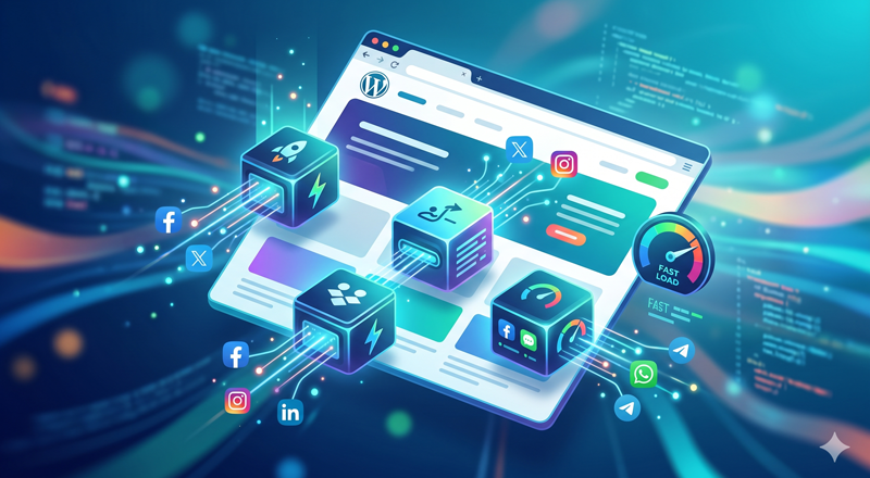 Compartir en redes sociales: Los 3 mejores plugins gratuitos que no colapsan tu WordPress