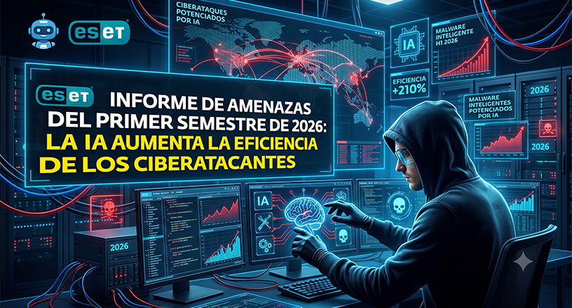 ESET: IA aumenta la eficiencia de los ciberatacantes