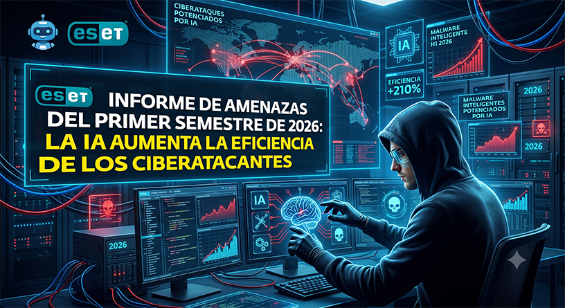 ESET: IA aumenta la eficiencia de los ciberatacantes
